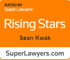 Rated by super lawyers |rising stars | sean kwak | superlawyers.com